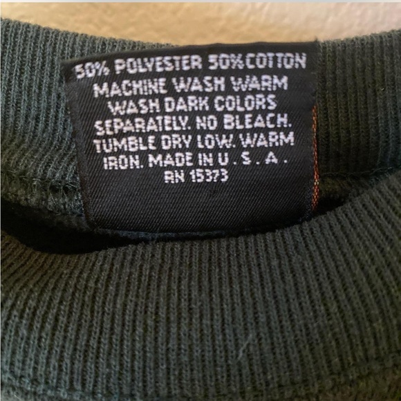 Green Harley Davidson Sweatshirt Crewneck Size Medium - Picture 3 of 5